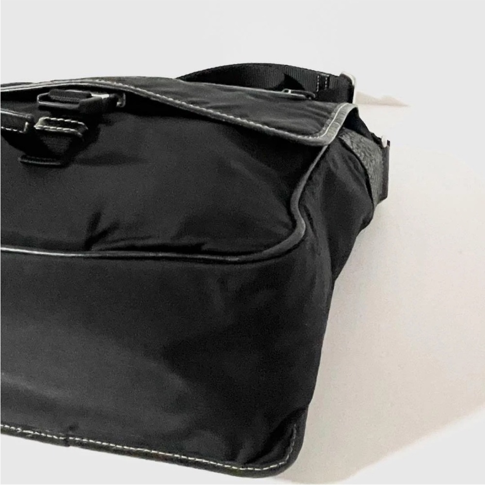 Prada Black Messenger Bag for Men - Picture 8 of 13